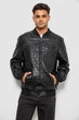 Куртка мужская однотонная экокожа черный 214R608 AGER 2XL - изображение 2
