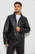 Куртка мужская однотонная экокожа черный 214R601-5 AGER S - изображение 2