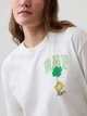 Футболка бавовняна жіноча GAP 618812079 XL Молочна (1161517781) - зображення 4