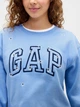 Свитшот на флисе женский GAP 461199312 XL Голубой (1161462673) - изображение 4
