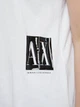 Футболка хлопковая женская Armani Exchange 331215914 S Белая (1161509728) - изображение 5