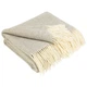 Плед 100% вовна Lambswool світло-бежевий 140х200 см - зображення 1
