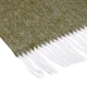 Плед 100% шерсть Lambswool 140х200 см оливковый - изображение 2