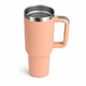 Термос термокружка Tumbler з ручкою, кришкою та трубочкою 30 см, Персик - зображення 5
