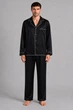 Чоловіча піжама із італійського шовку BOBRAND "Premium Black" - XL - зображення 2