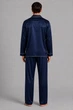 Чоловіча піжама із італійського шовку BOBRAND "Premium Blue" - 2XL - зображення 4