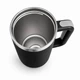 Термокружка Tumbler с ручкой и крышкой, трубочка 30 см, термос для кофе, чая и холодных напитков Черный - изображение 2