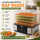 Сушарка для фруктів та овочів RAF R6801, 350 Вт, 5 ярусів, до 80°C, сіра - зображення 1
