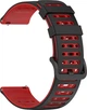 Силиконовый Ремешок DuoLine (22 мм) Black Red (45204-44) - изображение 1