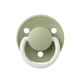 Соска пустушка Bibs De Lux round glow, 2 розмір 6-18 міс Sage латекс, кругла світиться в темряві - зображення 1
