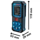 Далекомір лазерний Bosch GLM 50-22 (0601072S00 ) - изображение 2