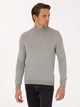 Джемпер мужской Pierre Cardin G021SZ0TK-000-2028266(Açık Gri Melanj) L Серый (8683857742921) - изображение 1
