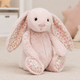 Плюшевый зайчик с цветочными ушками Jellycat 30 см мягкая игрушка кролик с длинными ушами пудровый JC Bonnie Rabbit - изображение 1
