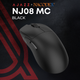 Мышь Ajazz x Nacodex NJ08-MC Wireless/Bluetooth/USB Black (NJ08-MC-B) - изображение 5