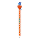 Ручка гелева авт. ZiBi KIDS Line 2292 0,5 мм "пиши-стирай" DINO TAIL синя (24)/ZB.2292/ - зображення 3