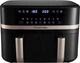 Frytkownica beztłuszczowa Russell Hobbs Satisfry Air Dual Basket Black and Champagne 27680-56 - obraz 1