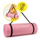 Коврик спортивный Cornix NBR 183 x 61 x 1.5 cм для йоги и фитнеса XR-0497 Pink - изображение 4