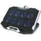 Підставка для ноутбука Ice Coorel K10 10-17" RGB Black (YT35671) - изображение 2