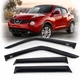 Дефлектори вікон вітровики для Nissan Juke (YF15) 2010-2019 Скотч 3M Voron Glass - зображення 1