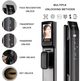 Умный дверной замок LOCK97 с 3D Face ID Электронная система контроля доступа с камерой Биометрическое Wi-Fi устройство со сканером отпечатка пальца Бесключевое решение для квартиры дома офиса - изображение 6