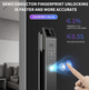 Умный дверной замок LOCK97 с 3D Face ID Электронная система контроля доступа с камерой Биометрическое Wi-Fi устройство со сканером отпечатка пальца Бесключевое решение для квартиры дома офиса - изображение 9