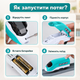 Детская железная дорога конструктор с электропоездом на батарейках, 66 деталей - изображение 5
