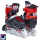 Детские ролики с регулируемым размером 34-37 Scale Sports Красные - изображение 3