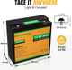 Аккумуляторная батарея ECO-WORTHY LiFePO4 12V 30Ah 384Wh литий-железо-фосфатная с BMS 3000+ циклов для солнечных систем ИБП кемпинга и электротранспорта - изображение 4