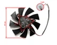 Вентилятор кулер для видеокарты MSI GTX 1650 SUPER AERO ITX Ø83 мм 2-pin HA9015H12F-Z (HA9515H12SF-Z XY-D09015SH)(№82.05) - изображение 3
