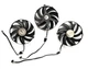 Вентилятор кулер для видеокарты Zotac RTX 5070 Ti 5080 5090 SOLID (orgnl) 96 мм Apistek GAA8S2U (TF10S12H-15PAA) комплект 3 шт (№539) - изображение 2