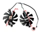 Вентилятор кулер для видеокарты PELADN MLLSE RX 580 5500 XT 5600 GTX 1660 Ti RX 6600M 83 мм 4-pin (FL8015 XY-D09015B) комплект 2 шт (№96) - изображение 3