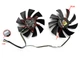 Вентилятор кулер для відеокарти AFOX Jieshuo RTX 3060M 3070M RX 570 580 RX 590 GME HA9515H12SF-Z 83 мм 4-pin (XY-D09015B) комплект 2 шт (№94) - зображення 3
