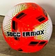 М'яч футбольний HYBRID SOCCERMAX-19, червоно-білий - зображення 1