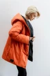 Жіноча двостороння зимова куртка з капюшоном Seventeen XXL-3XL Темно-помаранчевий (2000000183428) - изображение 7
