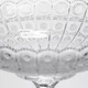 Фруктовниця на ніжці скляна Queen Lace 32 см під кришталь цукерниця ваза для кругла кафе ресторану прозоре - зображення 7