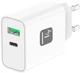 Ładowarka Techly IPW-USB-30WACG USB-C + USB-A 30W GaN QC 3.0 PPS White (IPW-USB-30WACG) - obraz 1