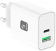 Ładowarka Techly IPW-USB-30WACG USB-C + USB-A 30W GaN QC 3.0 PPS White (IPW-USB-30WACG) - obraz 2