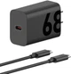 Ładowarka Motorola TurboPower 68W USB-C with C to C Cable 1 m Black (SJMC682) - obraz 2