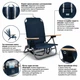 Портативне крісло-рюкзак Sport-Brella SB Backpack Chair із заднім відділенням на кулісках і термокишенею ( 94964 ) - изображение 7