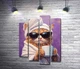 Модульная картина Кошка с чашкой после SPA 100x131 см Модуль №3 (006292) - изображение 1