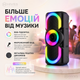 Портативна Bluetooth колонка 16 Вт з RGB підсвіткою, бездротова акумуляторна колонка FM USB SD/TF AUX для дому та відпочинку - зображення 5