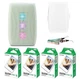 Стартовый набор Портативный фотопринтер Fujifilm Instax Mini Link 3 Sage Green / чехол прозрачный / ремешок / 40 фото - изображение 1