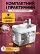 Автоматична поїлка для котів і собак питний фонтан для тварин напувалка фонтанчик з фільтром поїлка-фонтан з USB 1.5 л біла - зображення 5