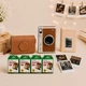 Подарочный набор с фотокамерой мгновенной печати Fujifilm INSTAX MINI EVO Hybrid Brown + 40 фото + альбом на 64 фото + чехол + подарочная упаковка, коричневый - изображение 1