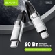 Кабель BAVIN U-CB288-CC SUPER FAST CHARGING 60W Type-C/Type-C 1.2M Black - изображение 4
