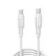 Кабель BAVIN U-CB385-CC SUPER FAST CHARGING 60W Type-C/Type-C 1M White - изображение 1