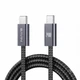 Кабель BAVIN U-CB363-240W-CC SUPER FAST CHARGING 240W Type-C/Type-C 1.5M Black - изображение 1