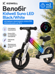 Беговел Kidwell Suno LED Black/White (светодиодная подсветка, колеса EVA, нейлоновая рама, до 30 кг) - изображение 1