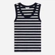 Майка женская Tommy Hilfiger XW08263-DW5(Navy-Rich Cream Stripe) M Синяя (198928098985) - изображение 5