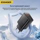 Зарядний пристрій Essager GaN 65W для телефону, планшета, ноутбука, 2 x USB-C+USB-A (ES-X57), чорний - зображення 7